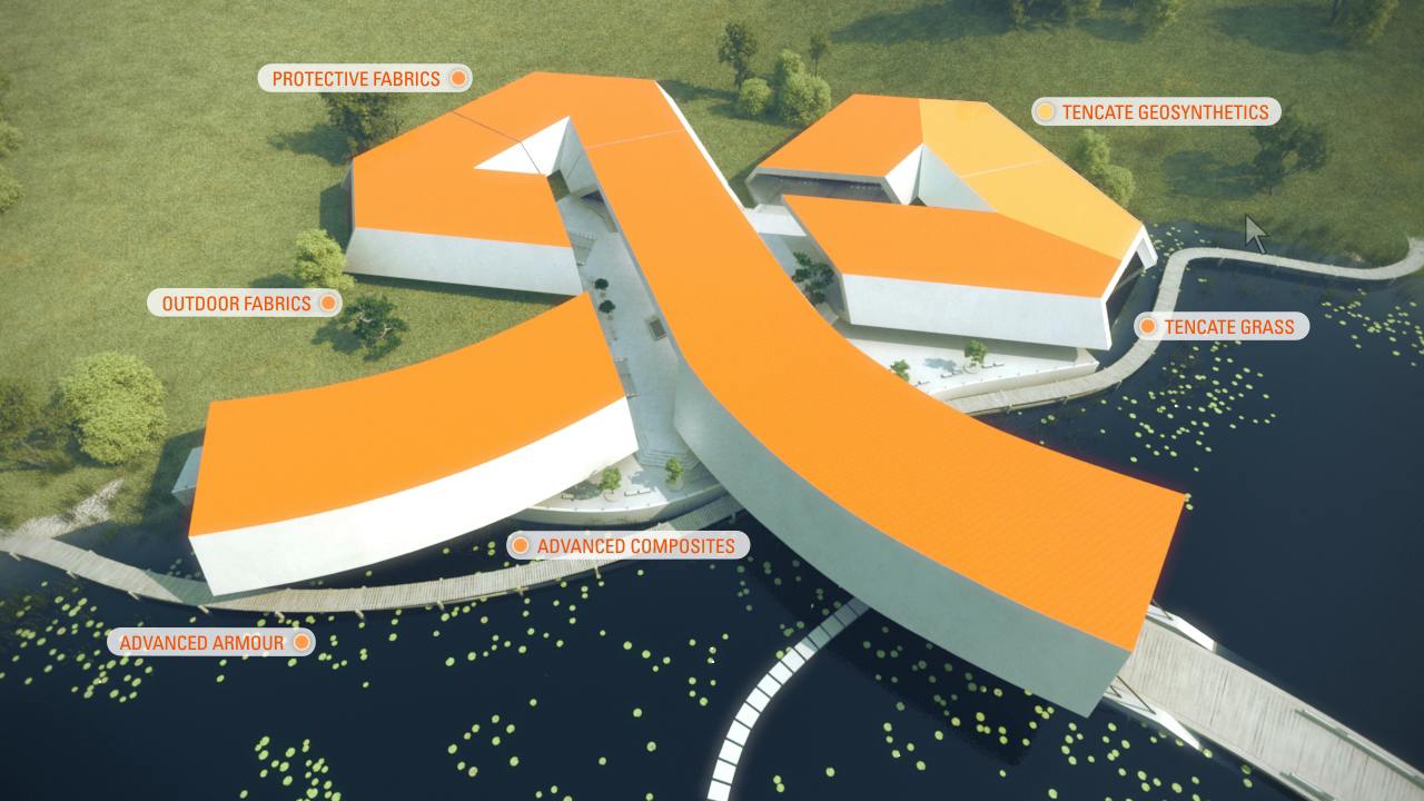 TenCate World Logo TenCate gebouw